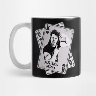 Retro Matthew Perry 80s Card Style Mug